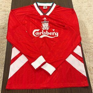 Adidas Liverpool Long Sleeve Home Jersey - Men's Large